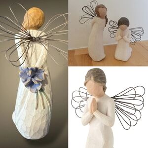 Willow Tree Angle Bundle Of 2 THANK YOU and PRAYERS